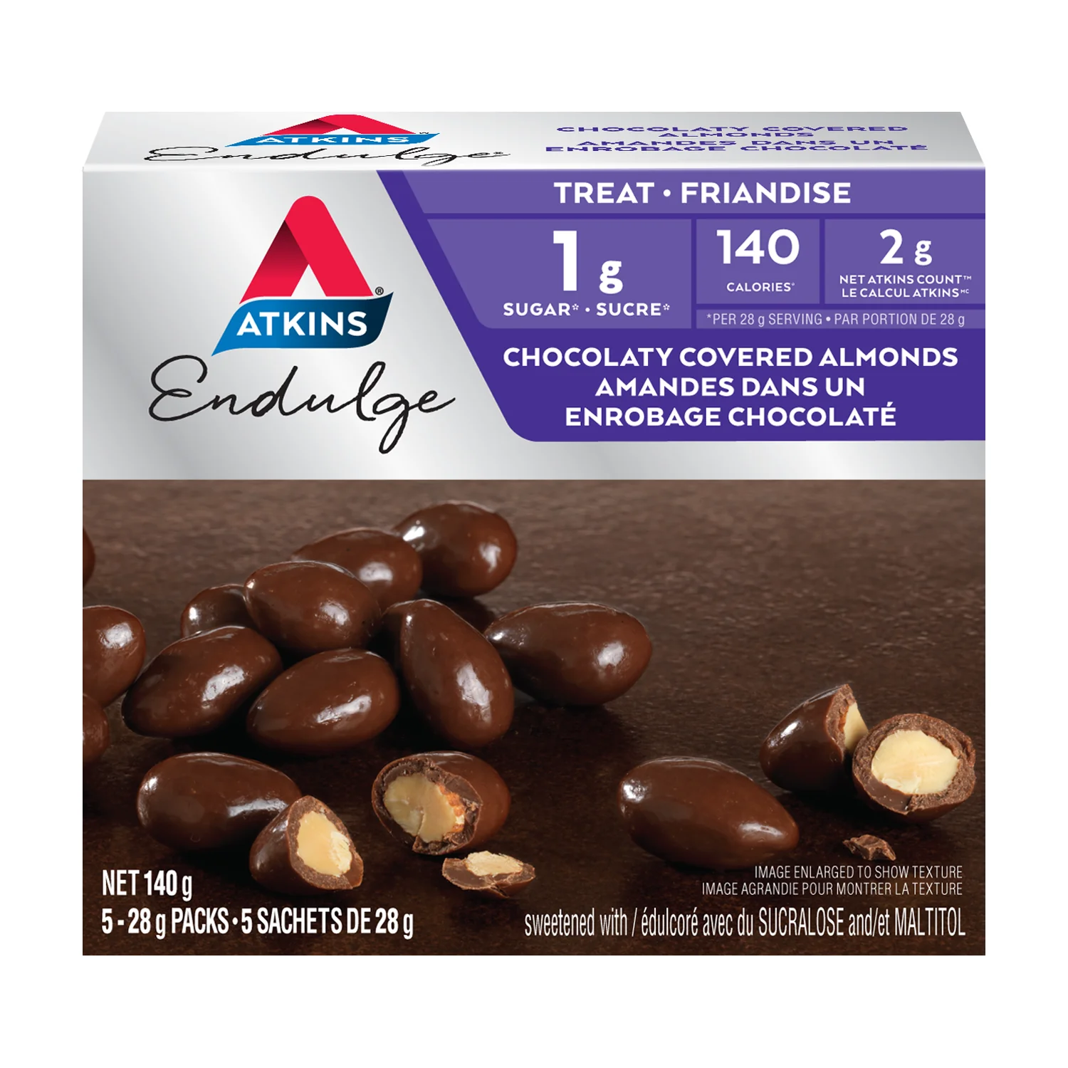 Atkins Endulge Treat - Chocolate Covered Almonds - 140g