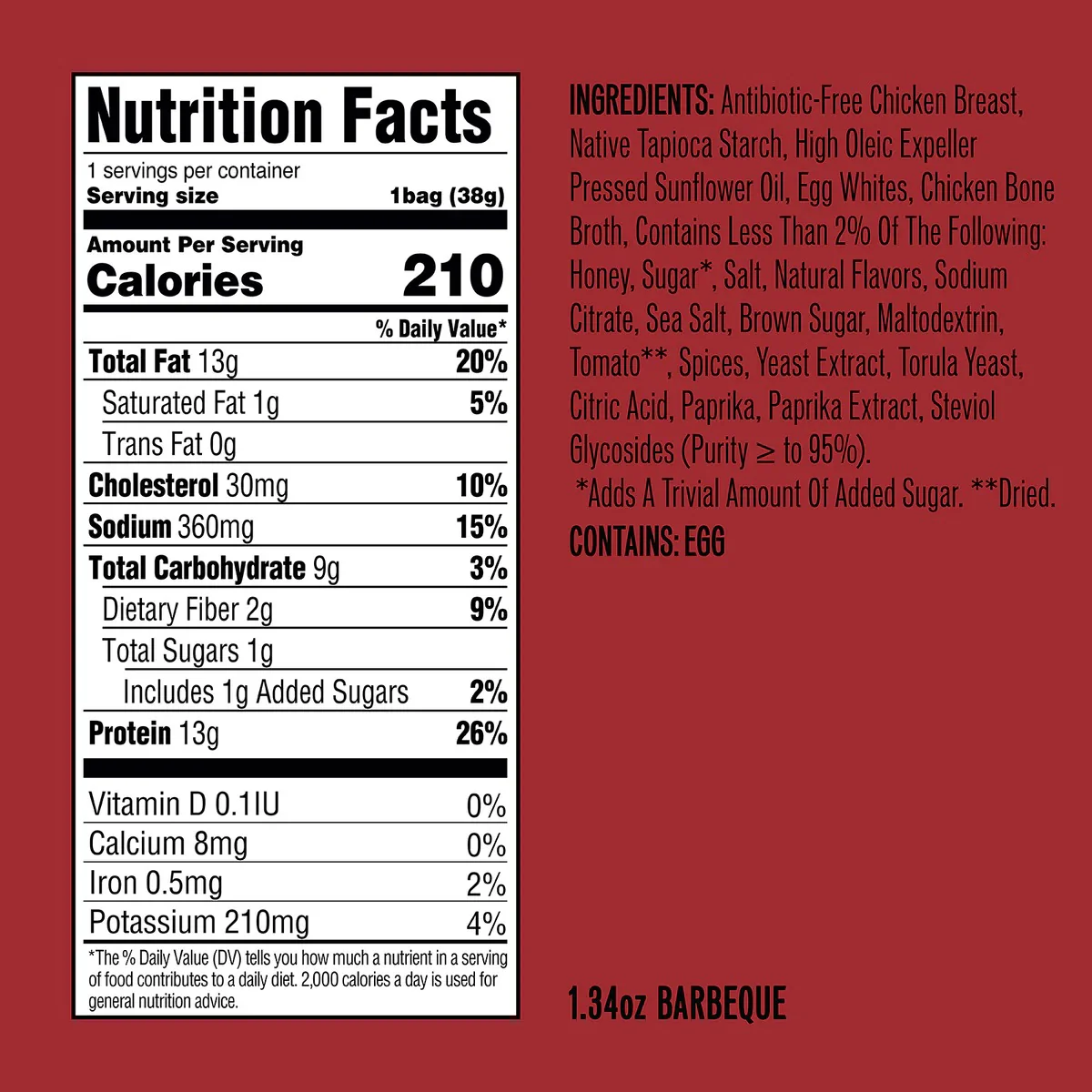 Wilde - Chicken Chips - Barbeque - 2.25 oz - Image 2
