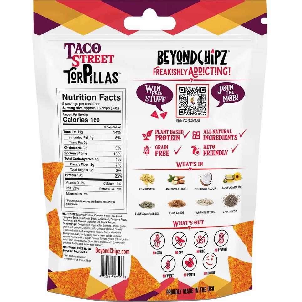 BeyondChipz Torpillas - Taco Street - 150g - Image 2