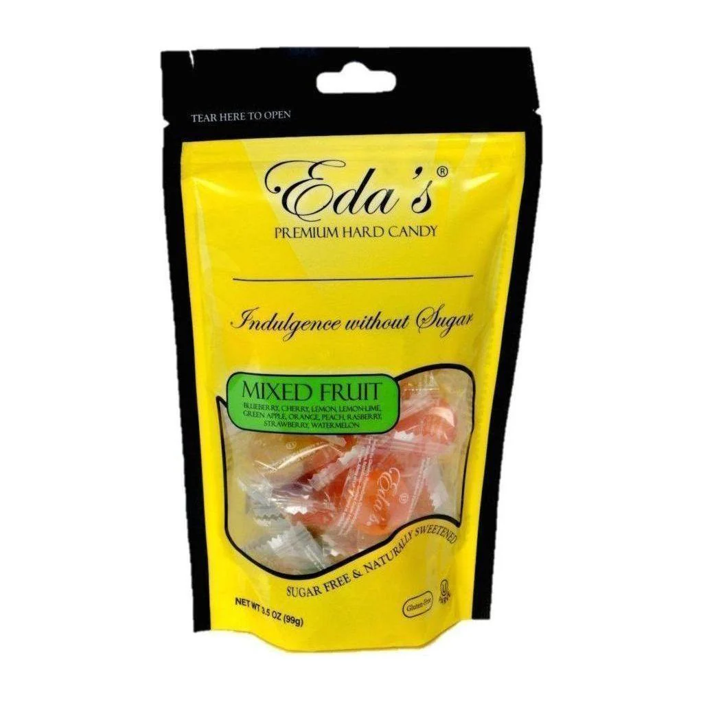 Eda's Sugar Free Hard Candy - Mixed Fruit - 3.5 oz