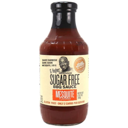 G Hughes Smokehouse - Sugar Free BBQ Sauce - Mesquite - 18 oz. - Image 2