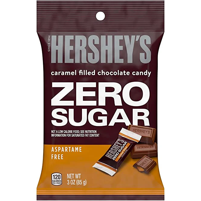 Hershey's - Zero Sugar Caramel Filled Chocolate - 85g