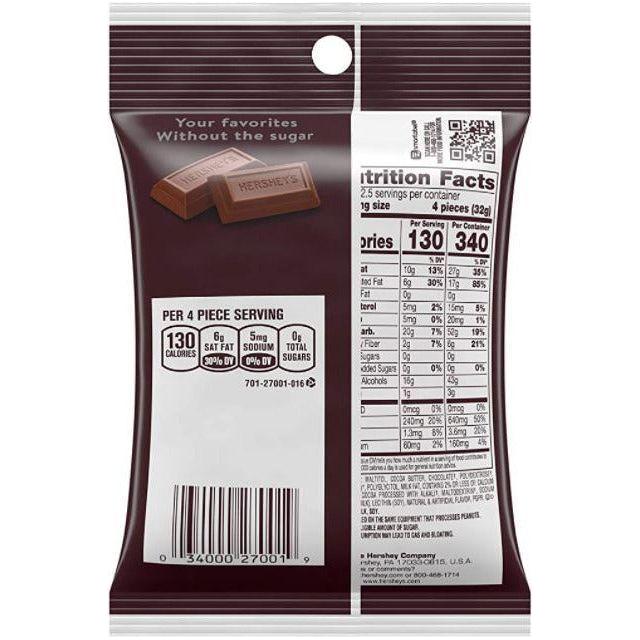 Hershey's - Zero Sugar Chocolates Candy- 85g - Image 2
