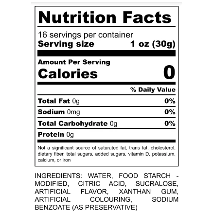 Koldkiss - Sugar Free Shaved Ice Syrup - Blue Raspberry - 463ml - Image 2