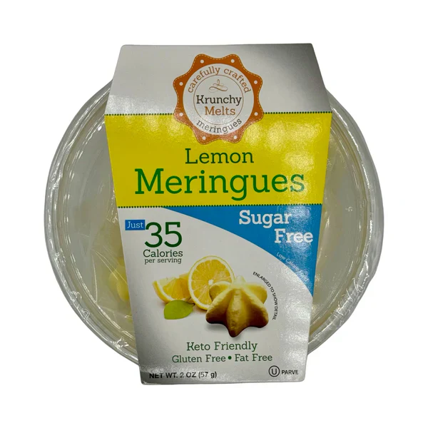 Krunchy Melts - Sugar Free Meringue - Lemon - 57g