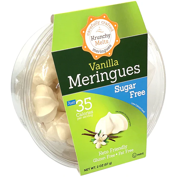 Krunchy Melts - Sugar Free Meringue - Vanilla - 57g