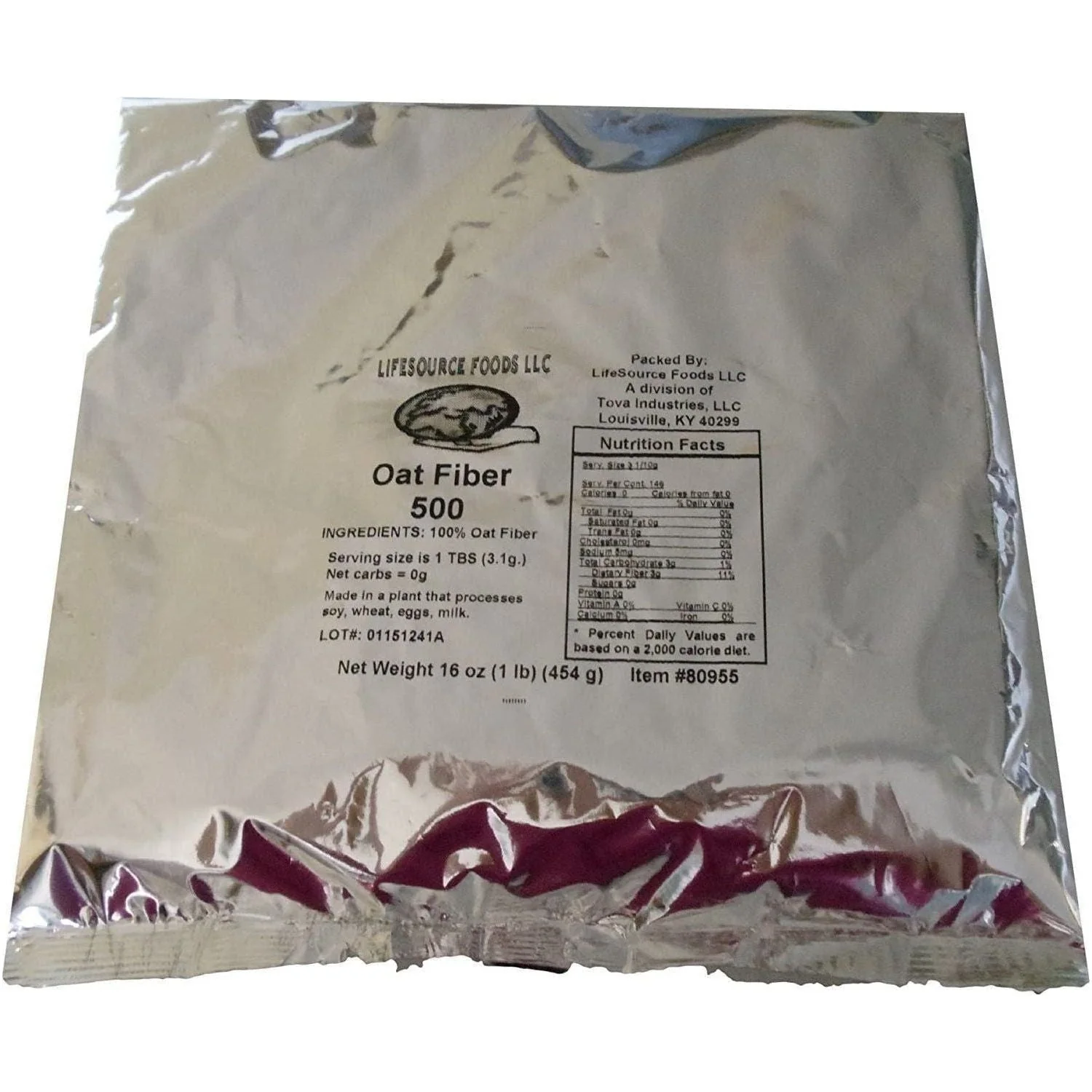 Lifesource Foods Oat Fiber 500 - 1 lb - Image 2