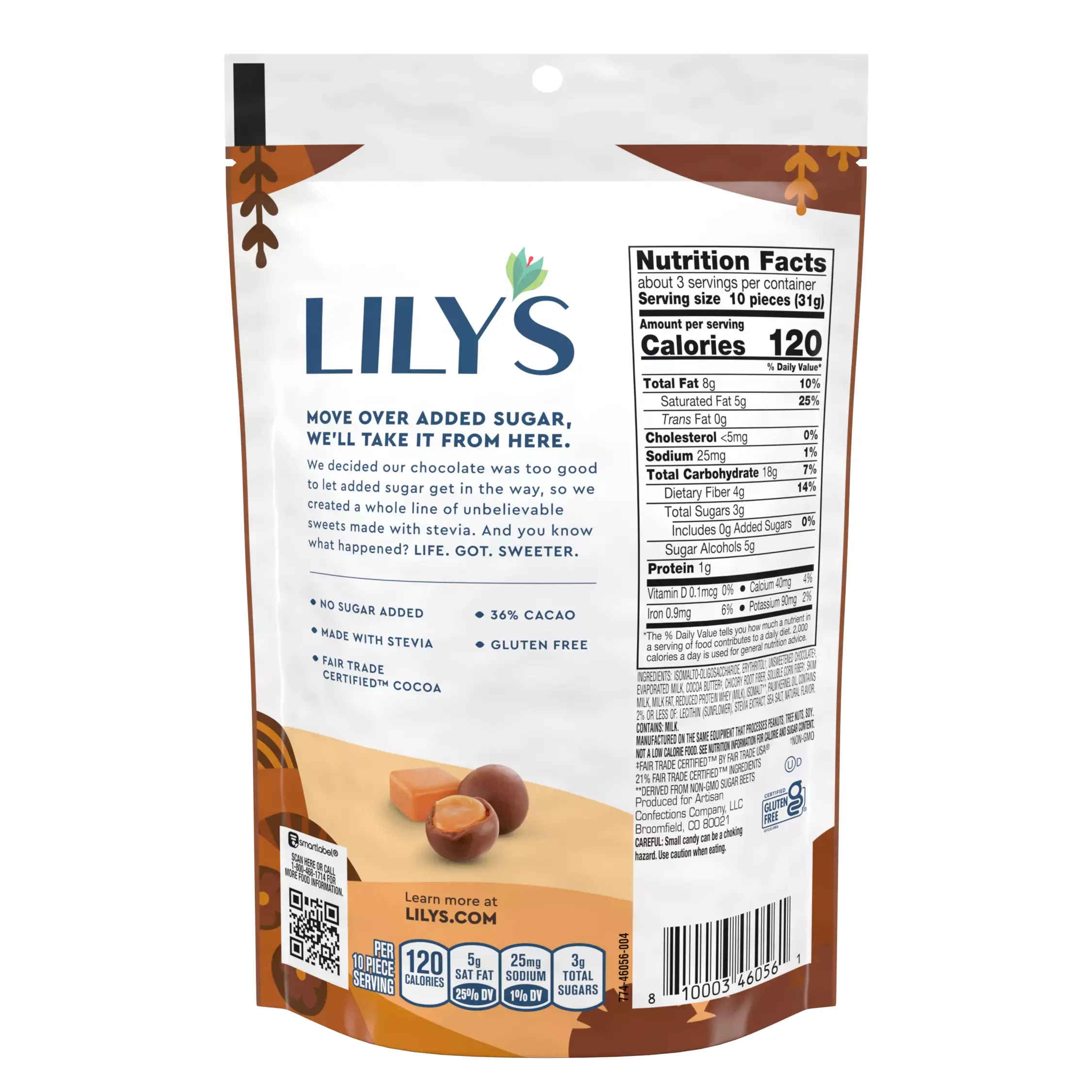 Lily's - 36% Milk Chocolate Covered Caramels - 99 g - Image 2