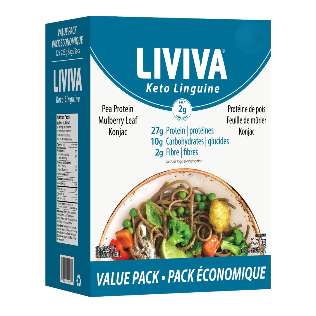 Liviva - Low Carb High Protein Pasta - Value Pack of 12 - Image 3
