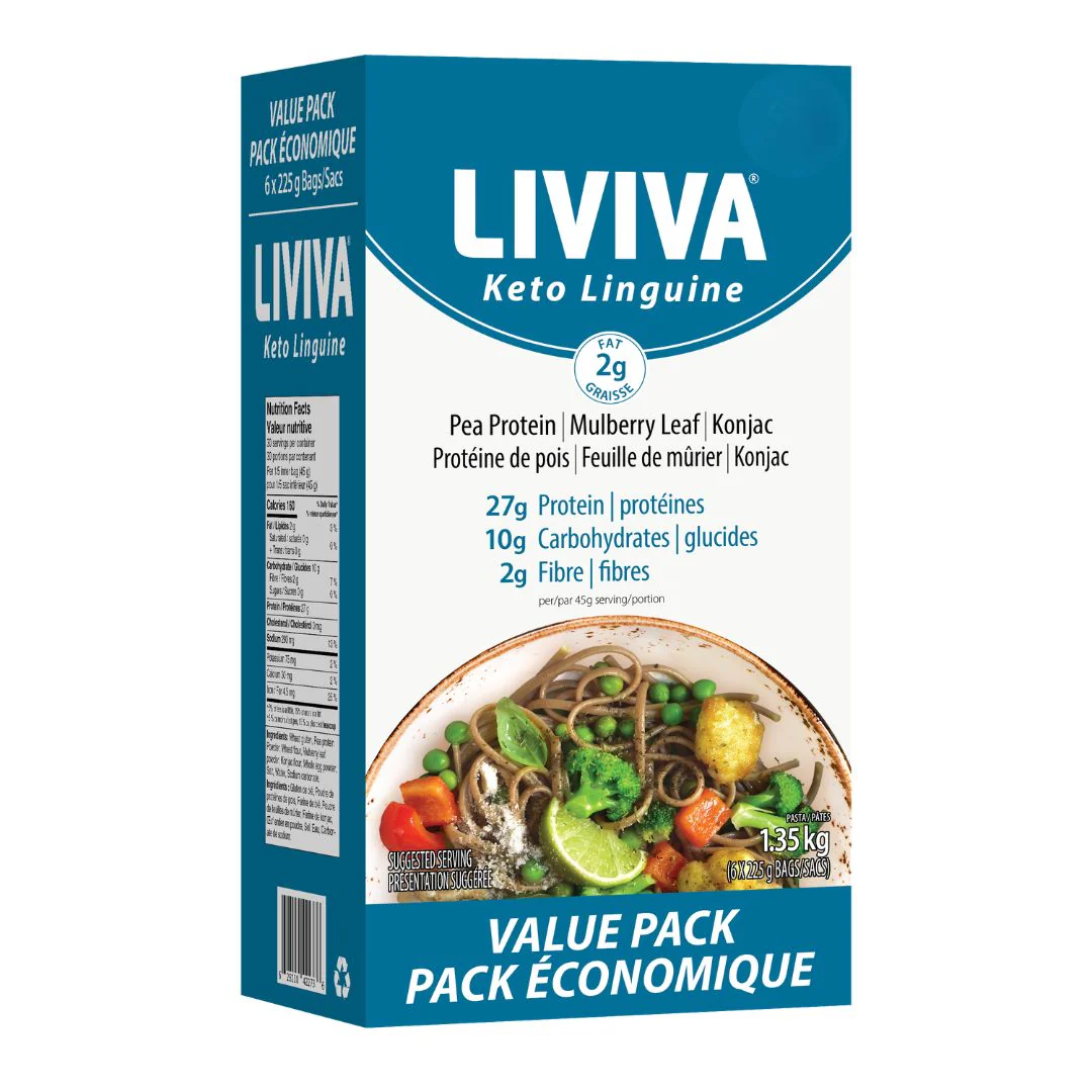 Liviva - Low Carb High Protein Pasta - Value Pack of 6 - Image 3