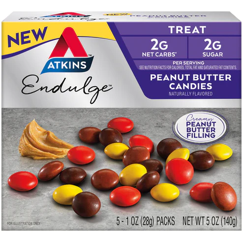 Atkins Endulge - Peanut Butter Candies - 5 Pack - 140g