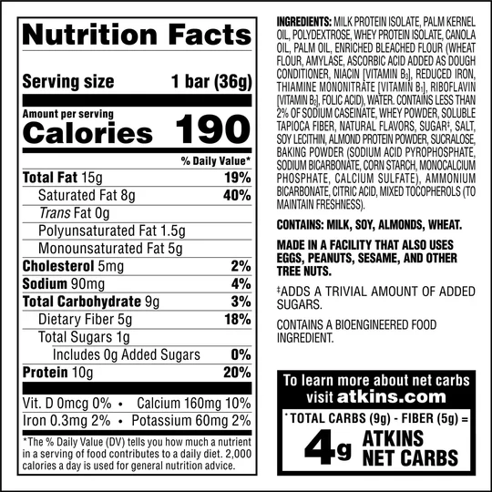 Atkins - Protein Wafer Crisp - Lemon Creme - 5 Bars - Image 2