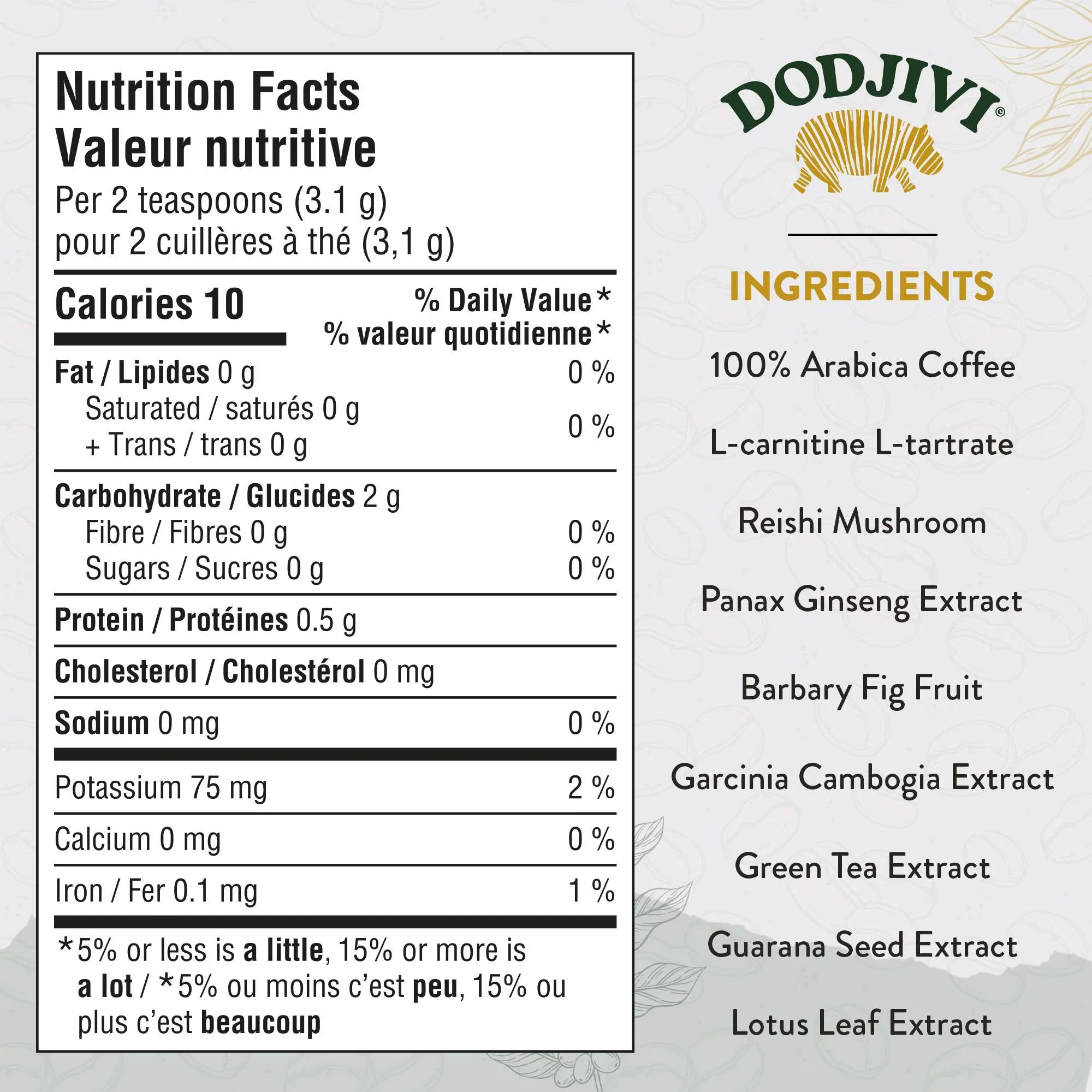 Dodjivi - Mushroom Coffee Mix - 4 Protection - 18 Servings - Image 2