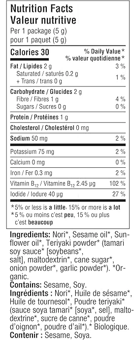 Gimme - Seaweed Snack - Teriyaki - 5g - Image 2