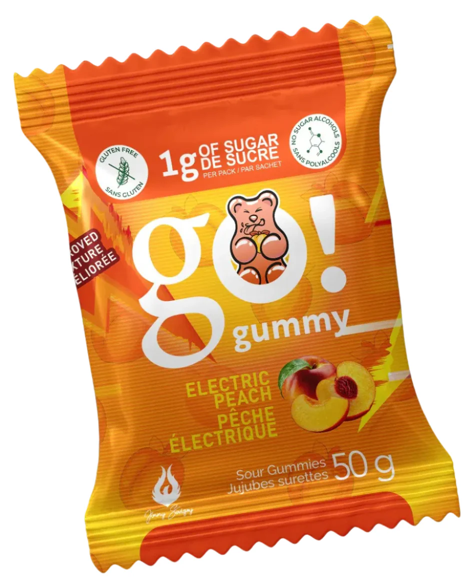 Go Nutrition - Go Gummy - Peach - 50g - Image 3