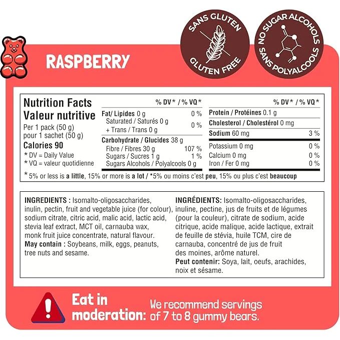 Go Nutrition - Go Gummy -  Raspberry - 50g - Image 2