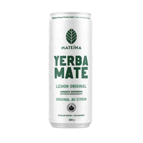 Mateina - Zero Sugar Energy Infusion - Lemon Original - 355ml
