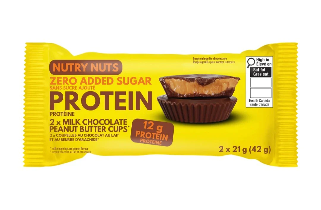 Nutry Nuts - Zero Added Sugar Protein Peanut Butter Cups - Milk Chocolate - 2x21g
