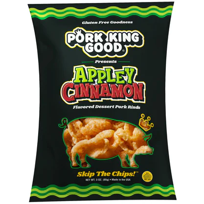 Pork King Good - Dessert Pork Rinds - Apple Cinnamon - 85g