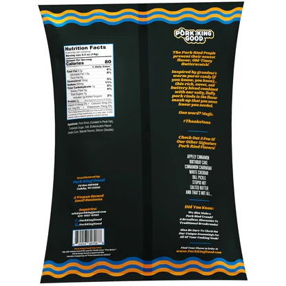 Pork King Good - Dessert Pork Rinds - Old Timey Butterscotch - 85g - Image 2