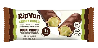 Rip Van - Crispy Choco - Dubai Choco Pistachio Creme with Kunafa - 46g