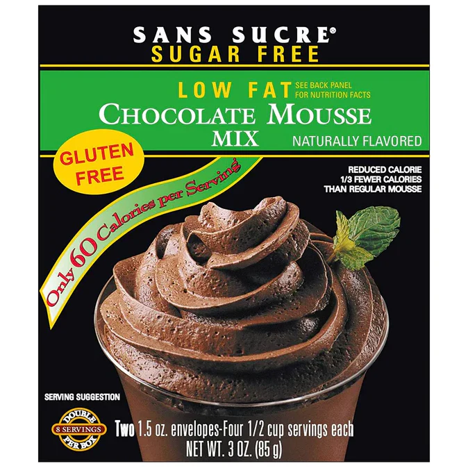 Sans Sucre - Mousse Mix - Chocolate - 85g
