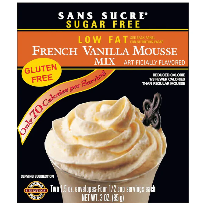Sans Sucre - Mousse Mix - French Vanilla - 85g