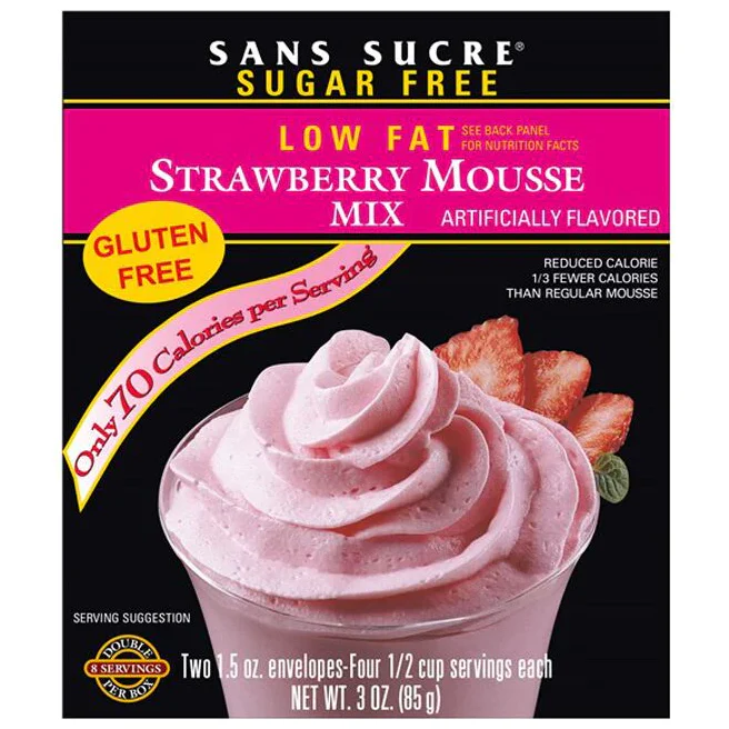 Sans Sucre - Mousse Mix - Strawberry - 85g