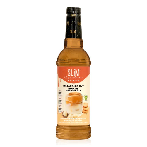 Slim Syrups - Sugar Free Syrup - Macadamia Nut - 750ml Bottle