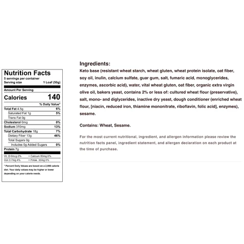 Toufayan Bakeries - Keto Flat Bread - 8.9 oz - Image 2