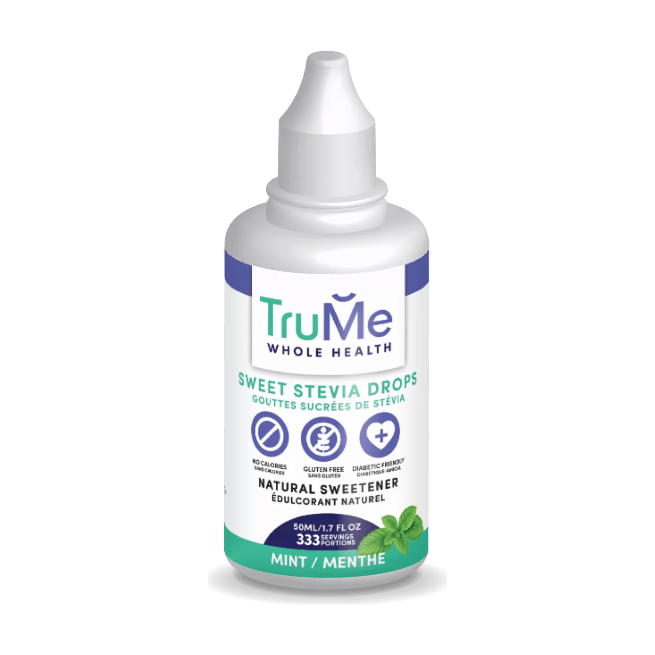 Trume - Sweet Stevia Drops - Mint - 50ml