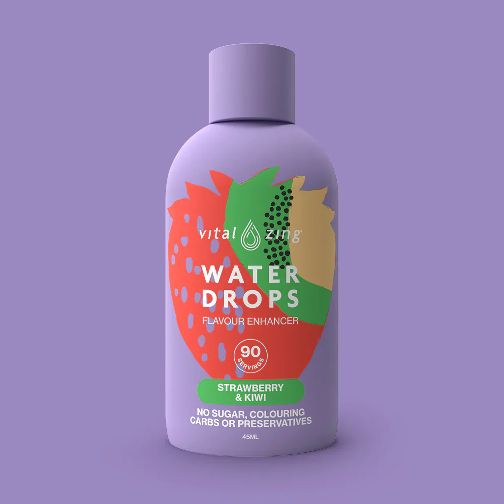 Vital Zing - Sugar Free Flavour Drops - Strawberry Kiwi - 45ml