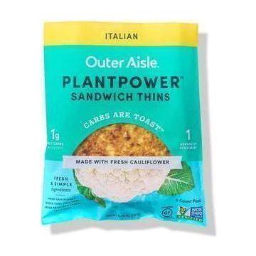 Outer Aisle - Plantpower Sandwich Thins - Italian - 6 per pack - Image 4