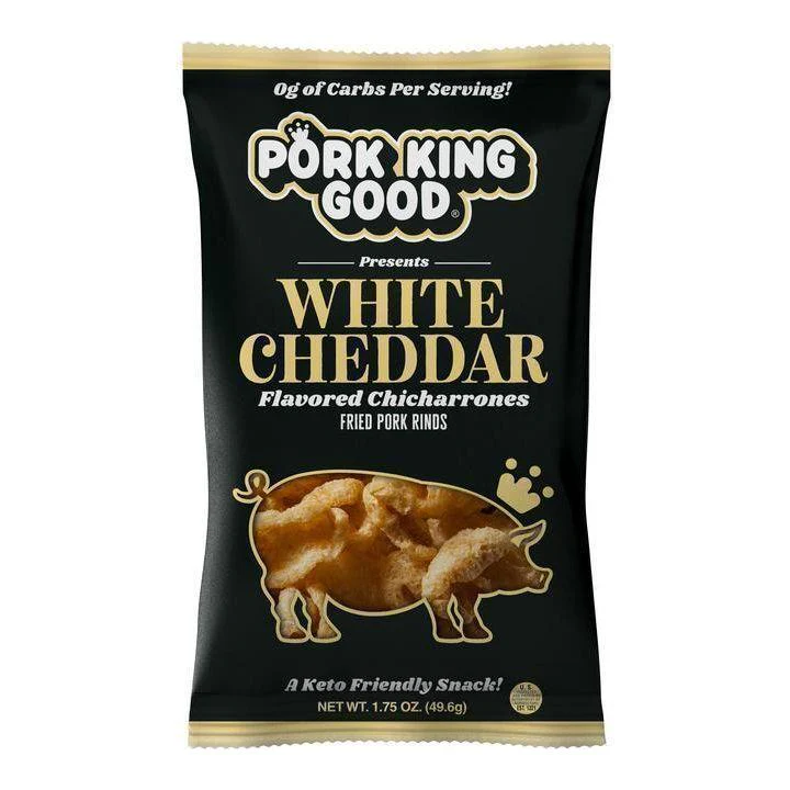 Pork King Good - Fried Pork Rinds - White Cheddar - 49.5g