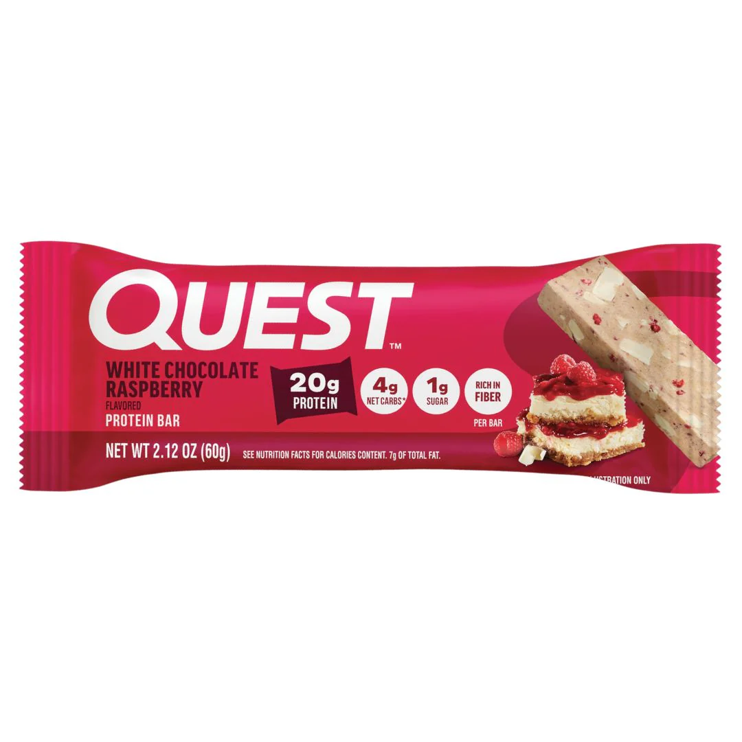 Quest Bar - White Chocolate Raspberry