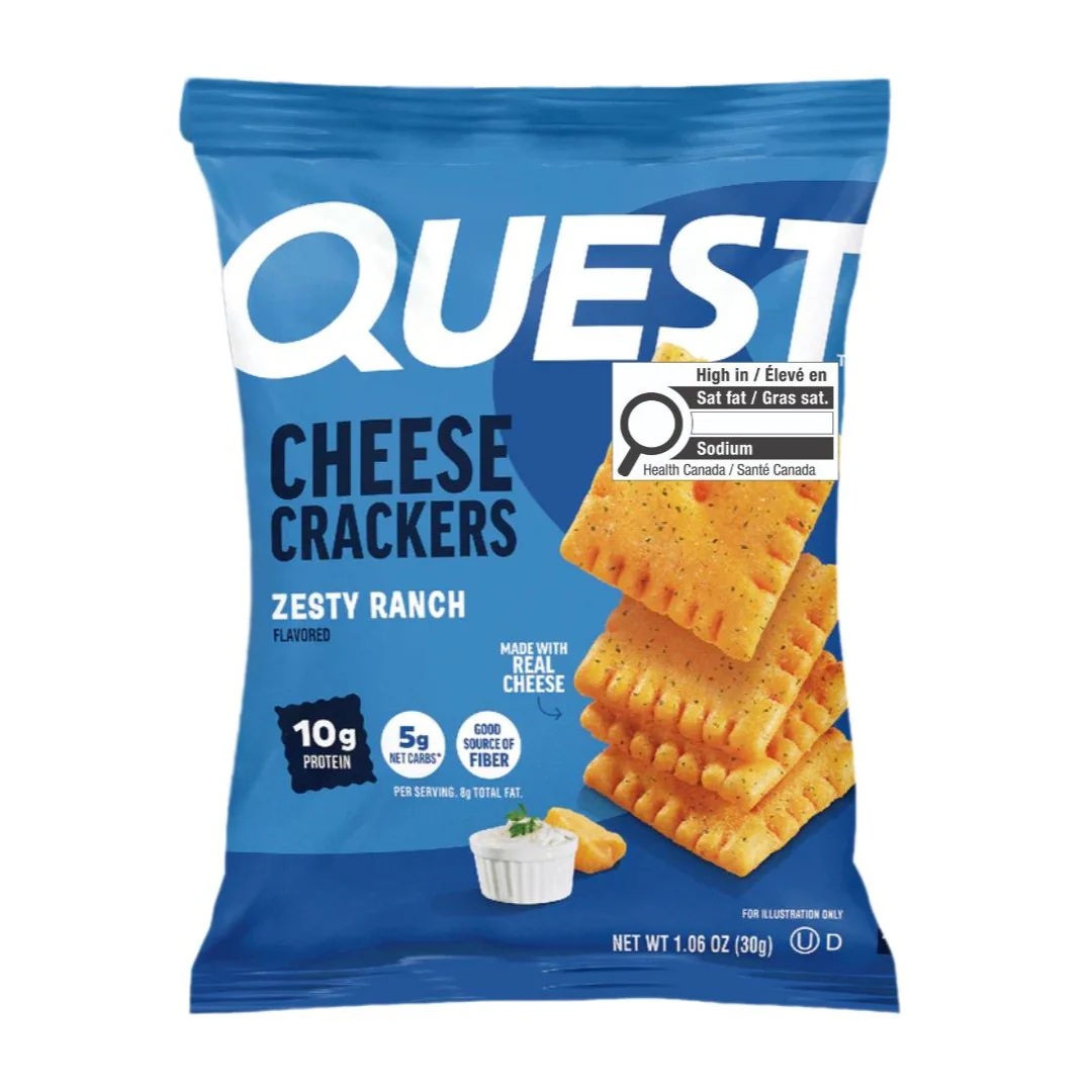 Quest Cheese Crackers - Zesty Ranch - 30g