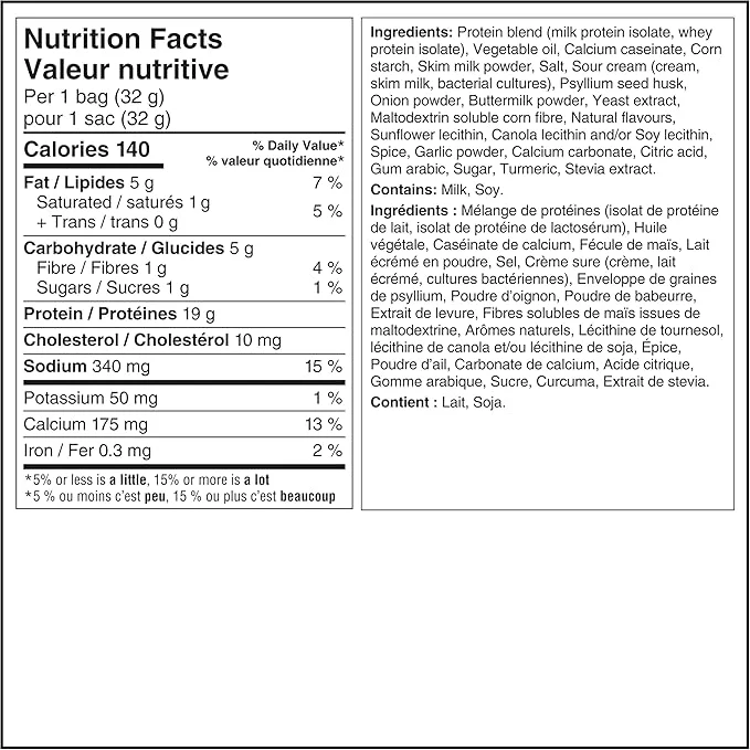 Quest Protein Chips - Sour Cream and Onion - 32g - Image 2