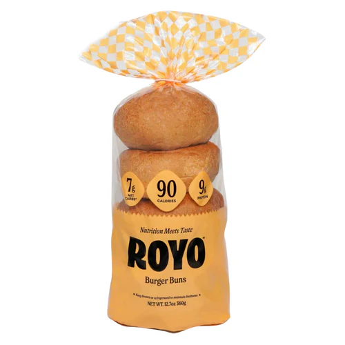 Royo Bread Company - Low Carb Burger Buns - 6 Buns