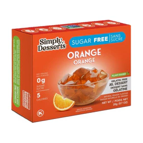 Simply Desserts - Sugar Free Jel Dessert - Orange