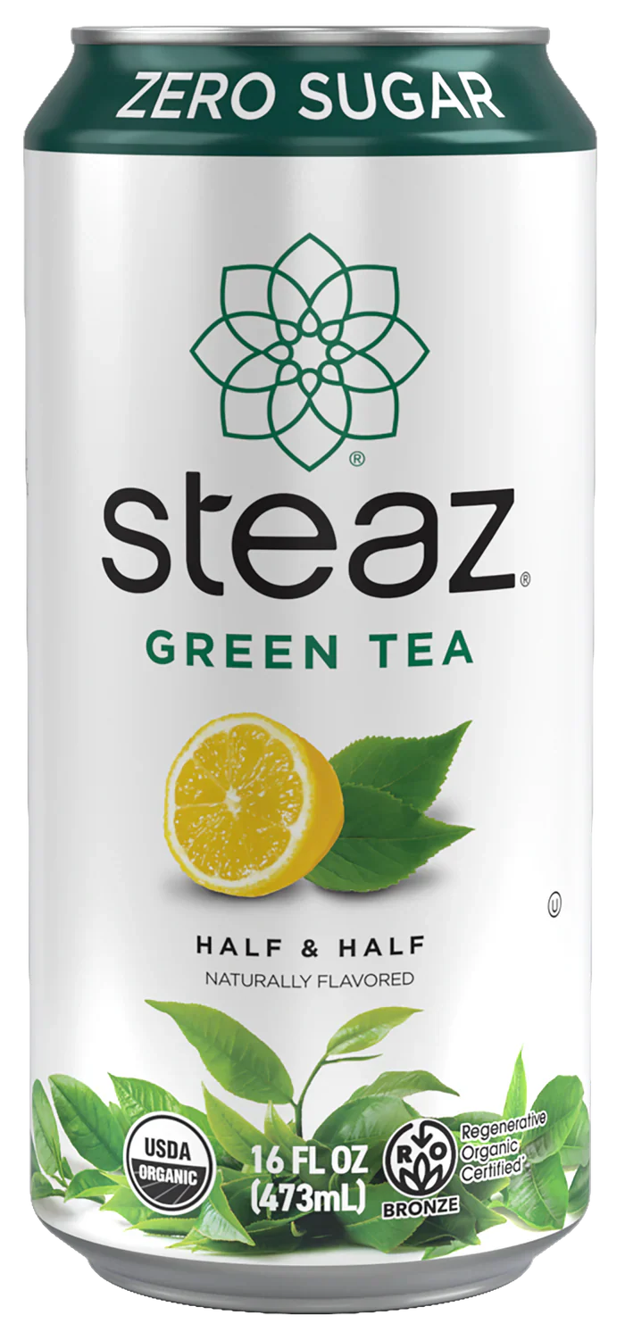 Steaz - Zero Calorie Iced Tea - Half & Half