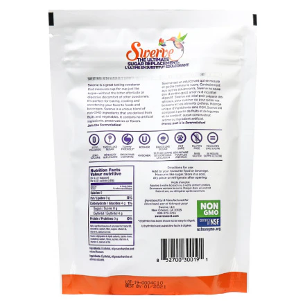 Swerve - The Ultimate Sugar Replacement - Granular - 12 oz - Image 2