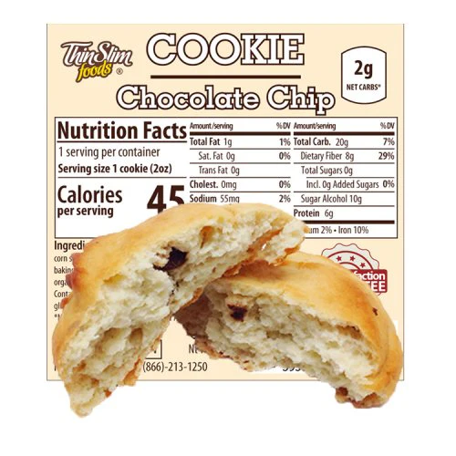 ThinSlim Foods - Cookie - Chocolate Chip
