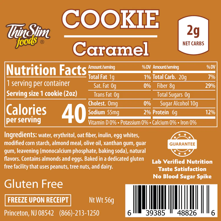 ThinSlim Foods - Cookie - Caramel - Image 2