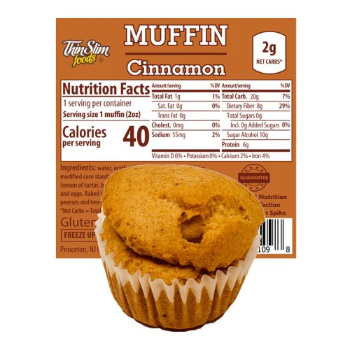 *ThinSlim Foods - Muffin - Cinnamon