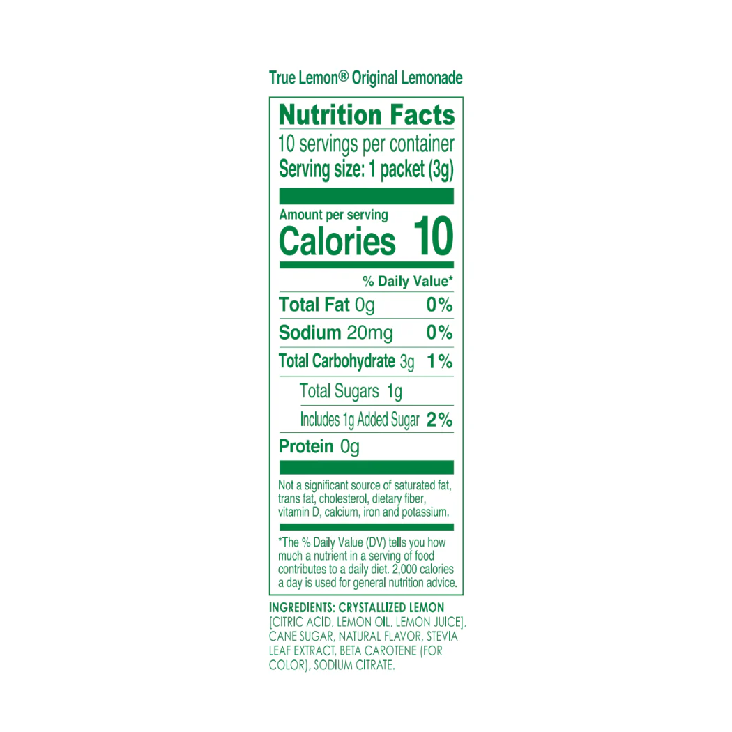 True Lemon - Lemonade Original - 10 count - Image 2