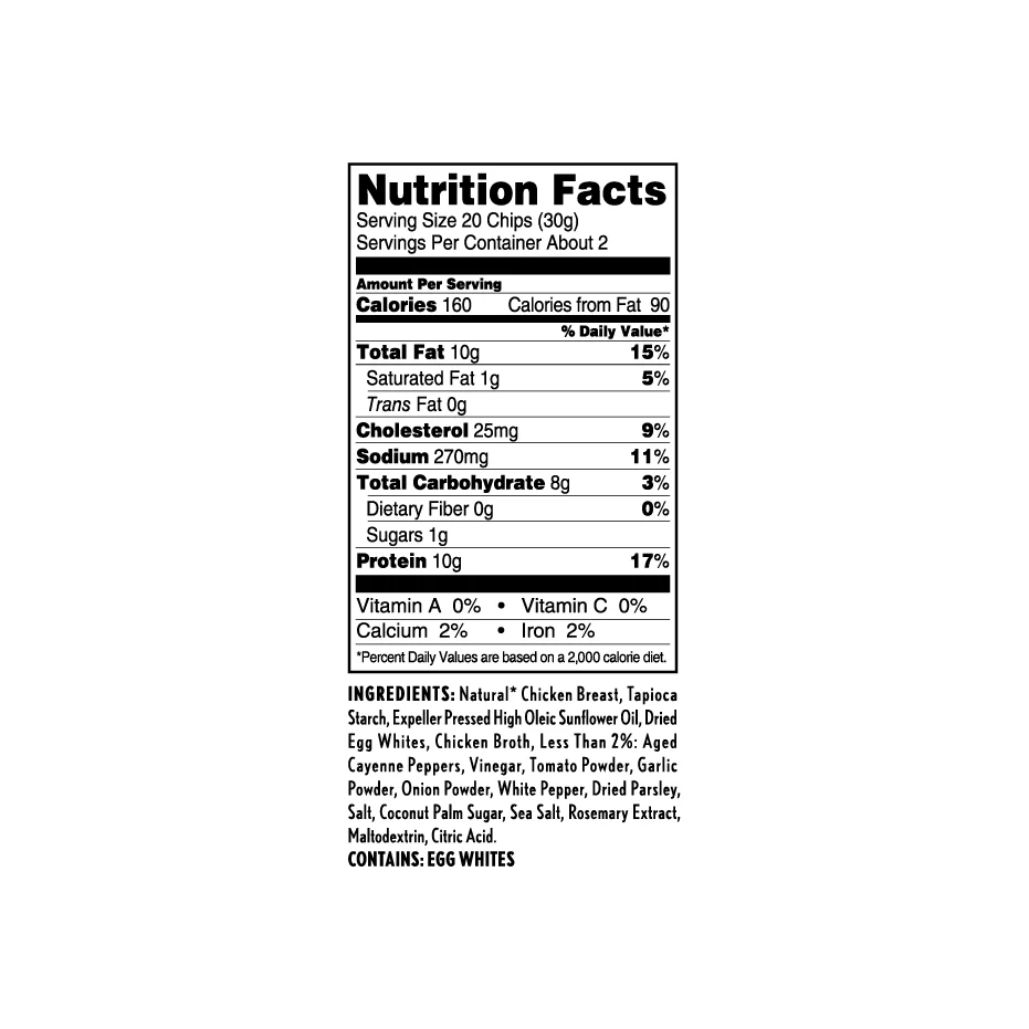Wilde - Chicken Chips -Buffalo - 2.25 oz - Image 2